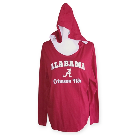 Colosseum Women's Alabama Crimson Tide Catalina Hoodie T-shirt - Picture 4 of 7